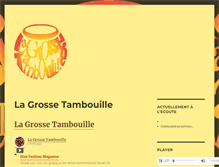Tablet Screenshot of lagrossetambouille.com